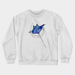 Flying to the moon Crewneck Sweatshirt